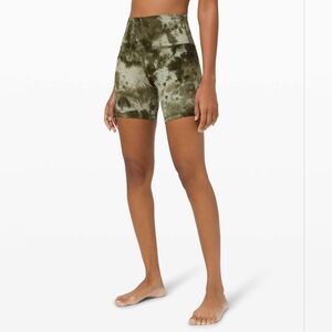 Lululemon Align Short 6" *Diamond DyeDiamond Dye Sage And Olive
